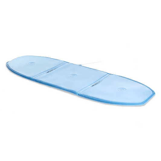 Blaue Biomag A12PL-3D-e Magnetfeldtherapie Matte für Ganzkörperanwendungen aus rechter Seitenperspektive.
