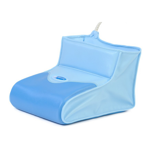 Blauer Biomag AL33 Boot Magnetfeldtherapie Applikator für gezielte Behandlungen von Fuss und Sprunggelenk.